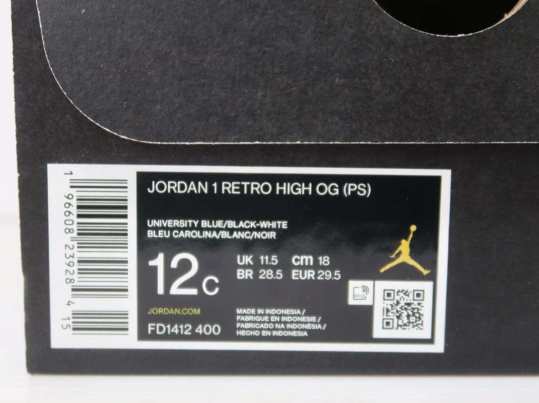 未使用 NIKE JORDAN 1 RETRO HIGH OG キッズ【G】.