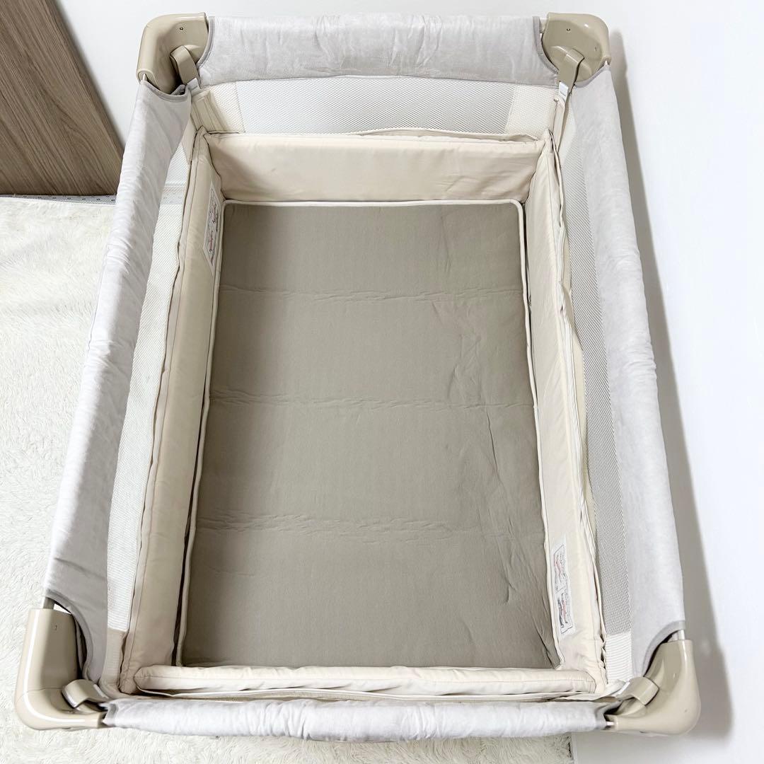 Aprica ココネルエアープラス AB 折りたたみ ベビーベッド 取扱説明書付