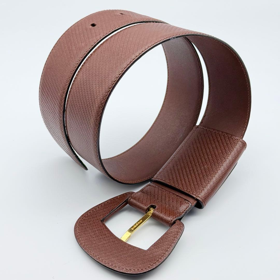 ✨美品✨フェラガモ ベルト ガンチーニ レザー ゴールド金具 レディース