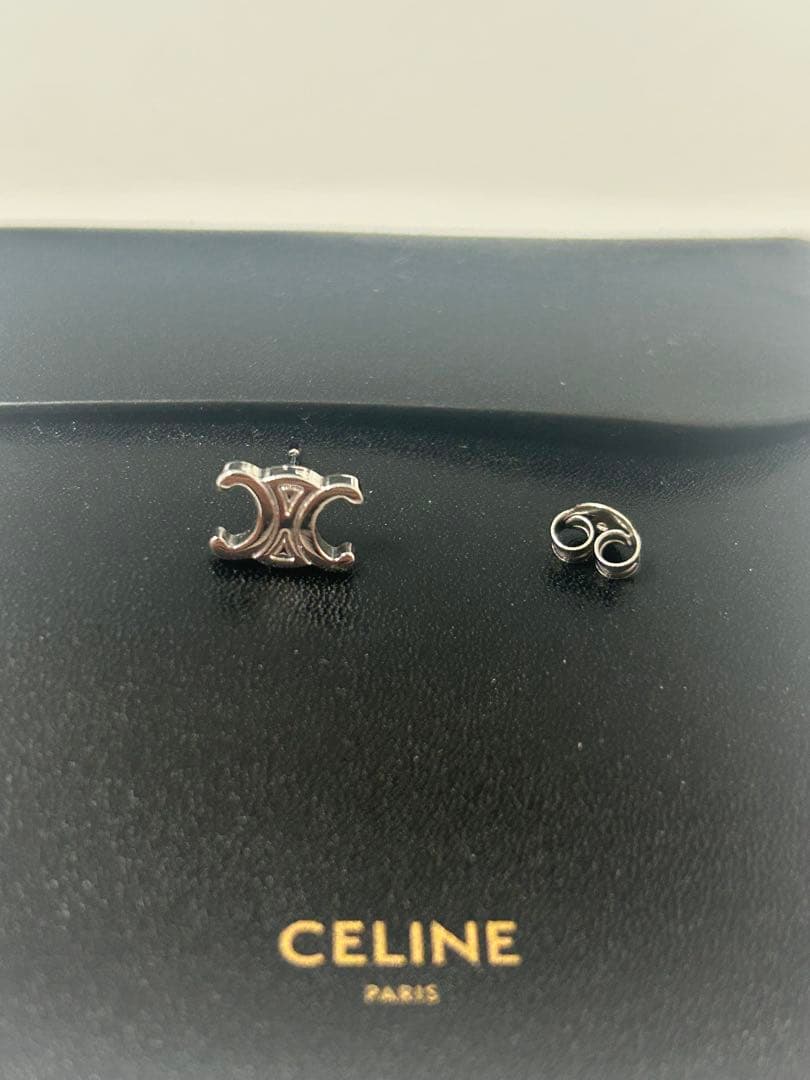 CELINE シルバー トリオンフ　ピアス