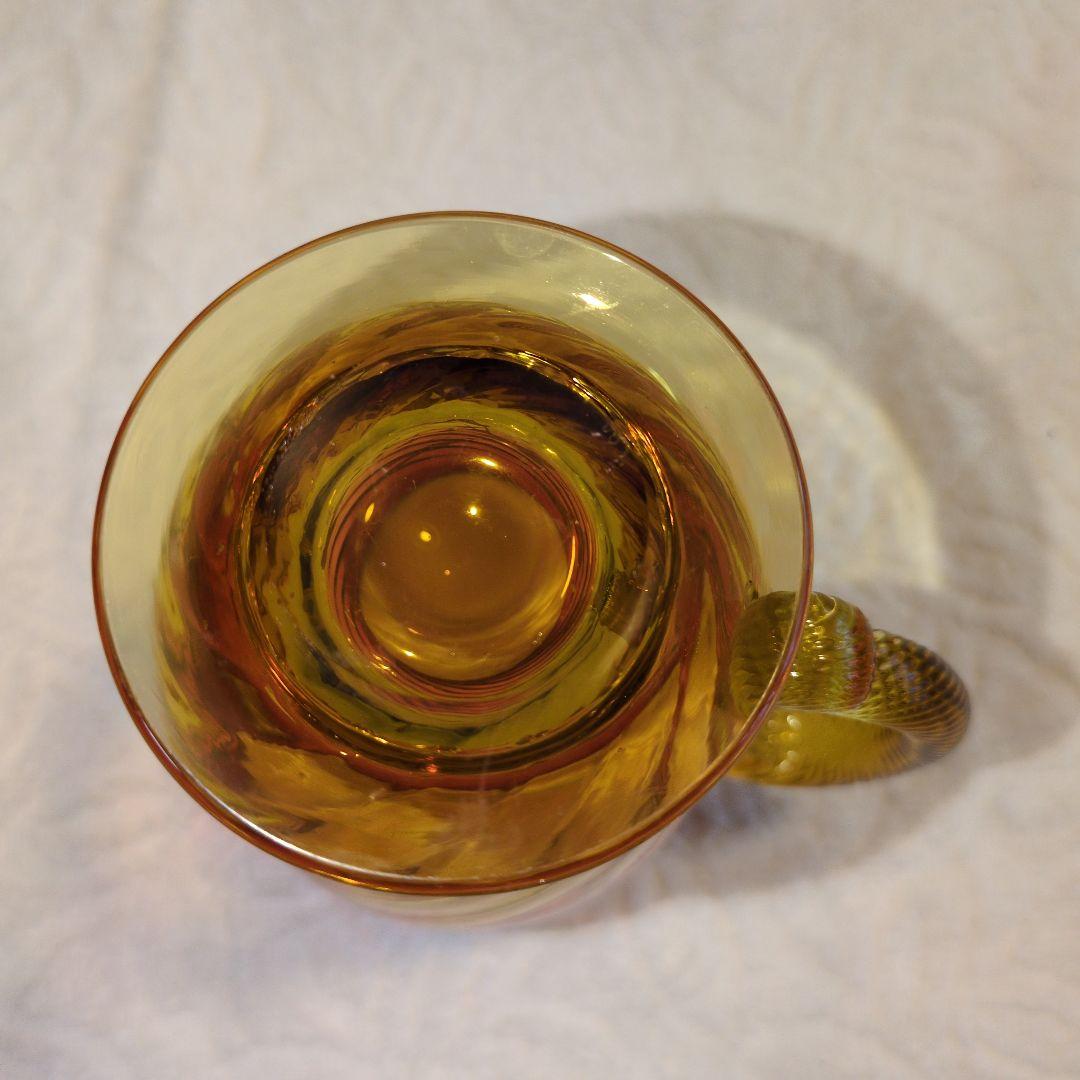 再再お値下げしました❢オールドバカラ、赤と金のつる花柄グラス 超希少のお品物です