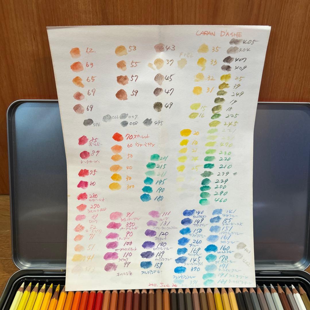 カランダッシュ スプラカラーソフト　水溶性色鉛筆120色セット