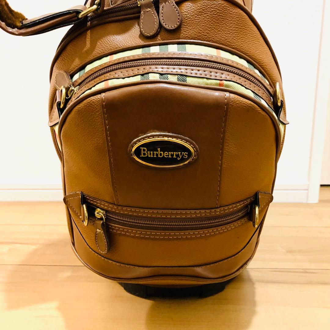 BURBERRY バーバリー キャディバッグ ヴィンテージ ノバチェック レザー