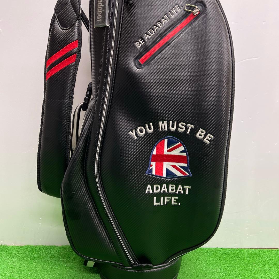 アダバット Adabat キャディバッグ　8インチ ブラック メンズ　ゴルフ