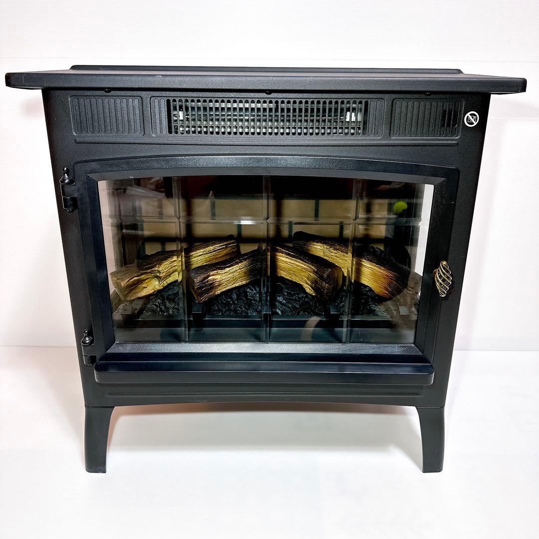 QVC 暖炉型ヒーター DFI-5010-01 速暖 デュラフレーム 送料無料