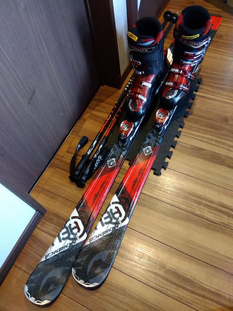 【ハイエンド】NORDICA/学生・メンズ用/スキーセット/メンテ・WAX済み✔