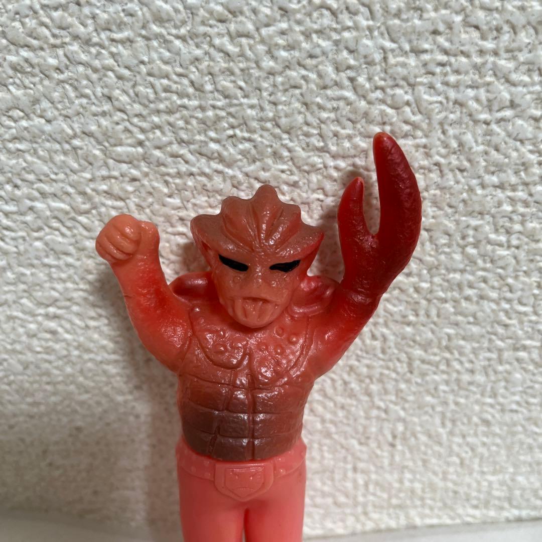 ⚠️当時物・貴重　仮面ライダー　カニバブラー　ミニソフビ　バンダイ製