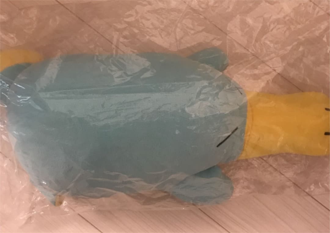 ICOCA カモノハシ　イコちゃん　抱き枕　ぬいぐるみ