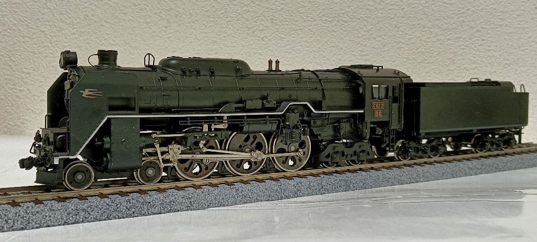 HOゲージ 天賞堂 Ｃ622号機蒸気機関車、No;491、メンテナンス済