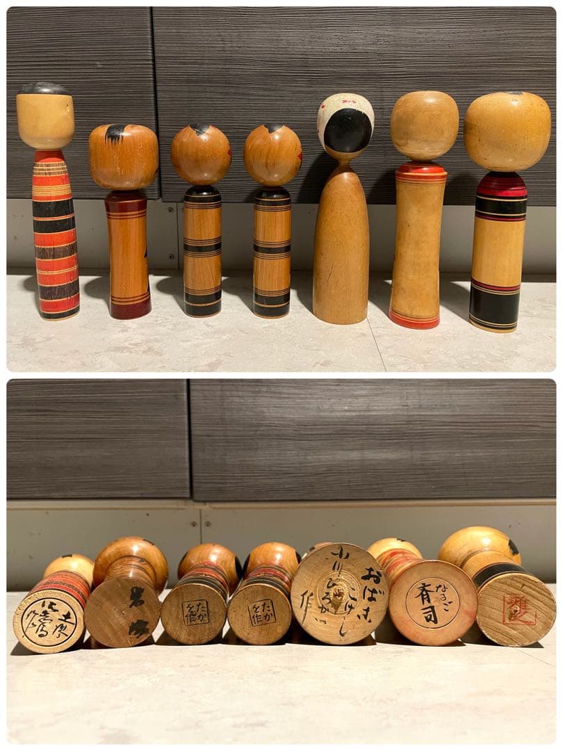 伝統 こけし 大量 50体 郷土玩具 セット まとめ まとめて kokeshi