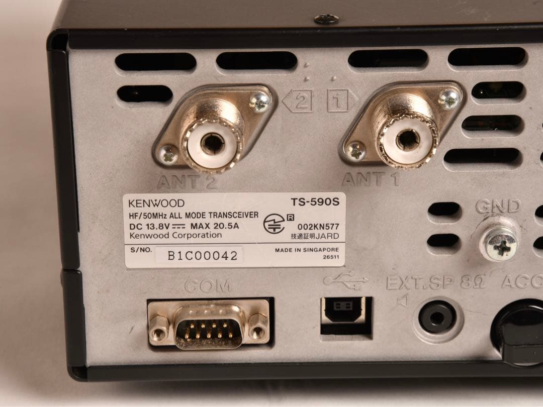 ケンウッドTS-590S HF.50MHz100Wオールモード完動美品