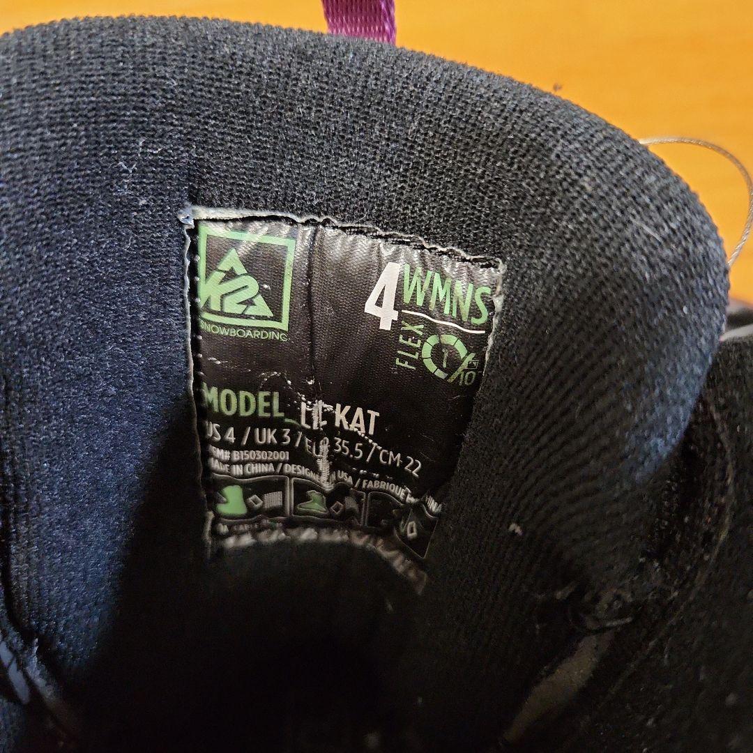 K2 .LIL.KAT.キッズスノーボードブーツ.Boa.22.0cm