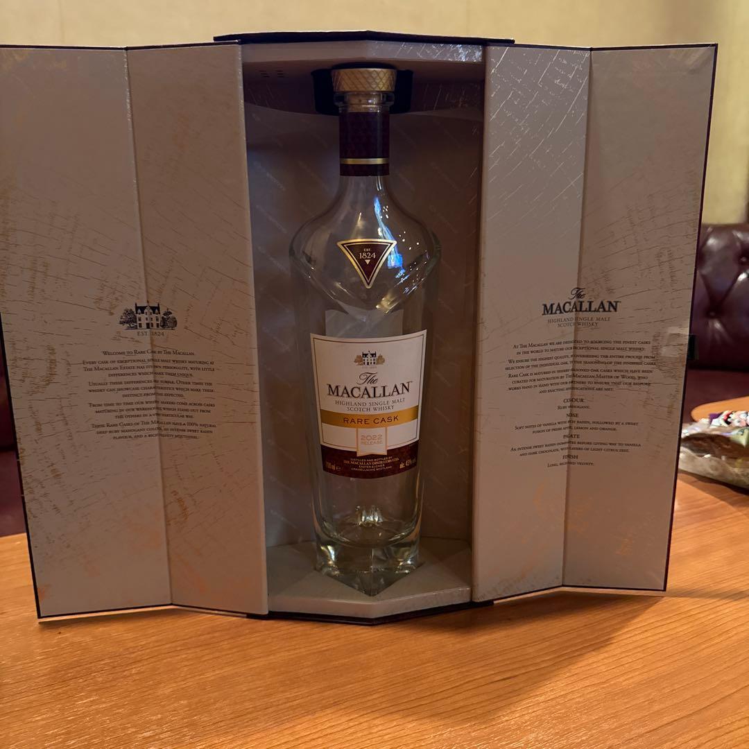 MACALLAN シングルモルトウイスキー バレルキャッシュ 空瓶 空箱