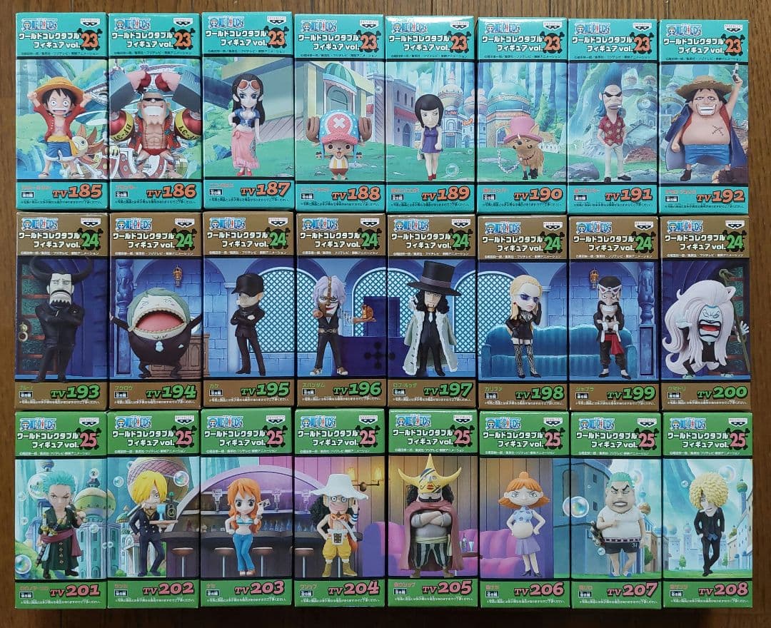 ワンピース ワールドコレクタブルフィギュア 全216体
