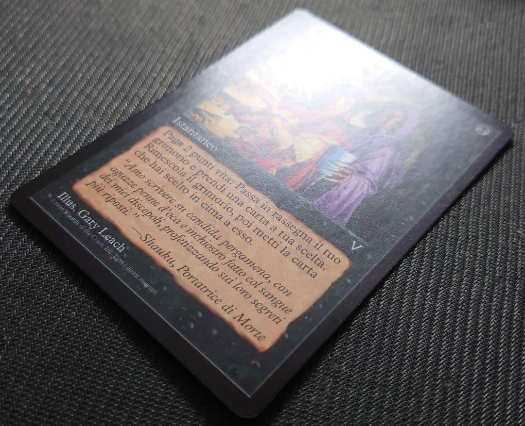 mtg 高騰中 黒枠 初版 吸血の教示者 イタリア語版 vis