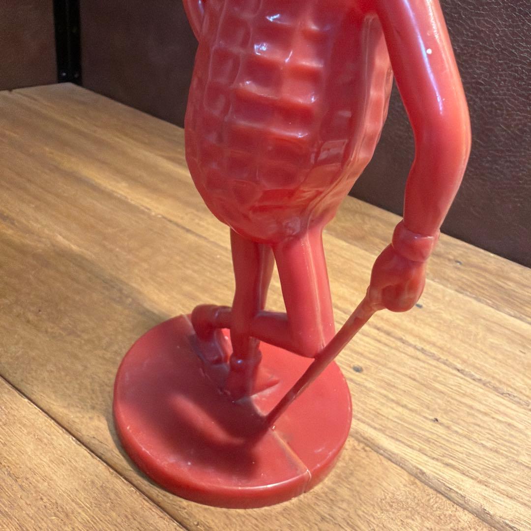 ミスターピーナッツ ビンテージバンク 貯金箱 アドバタイジングフィギュア赤