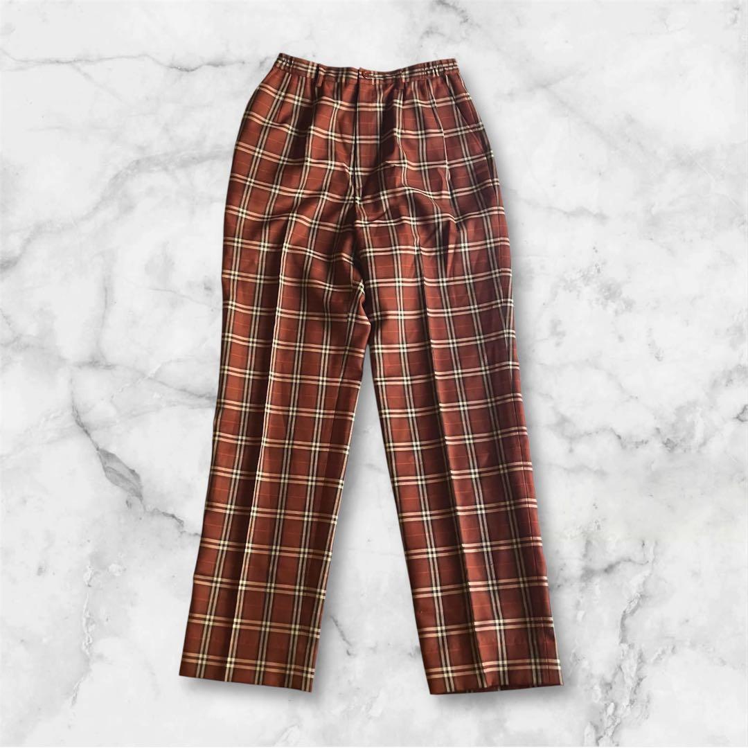 BURBERRY GOLF ノバチェック柄スラックス 13 フェアリーグランジ