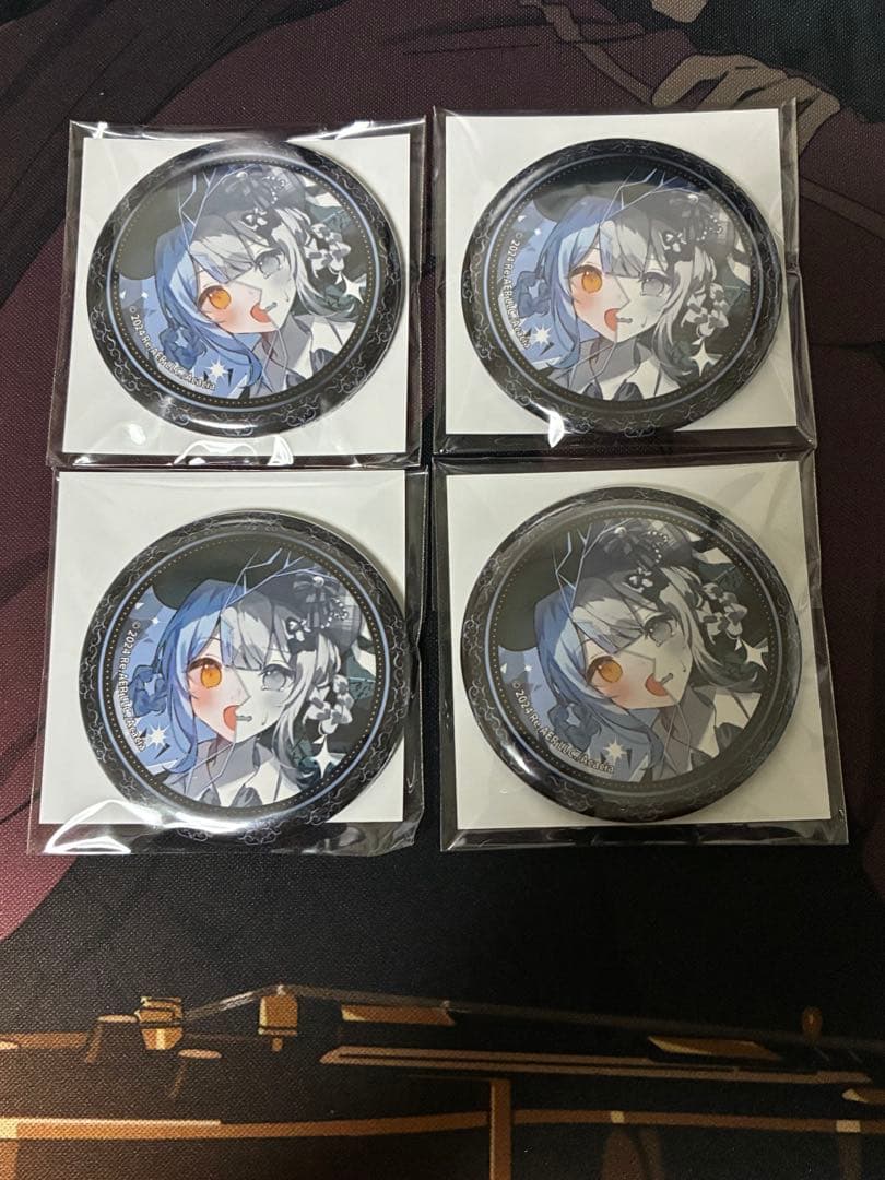 まのさば 魔法少女ノ魔女裁判 くじメイト 橘シェリー　缶バッジ　e賞　4個