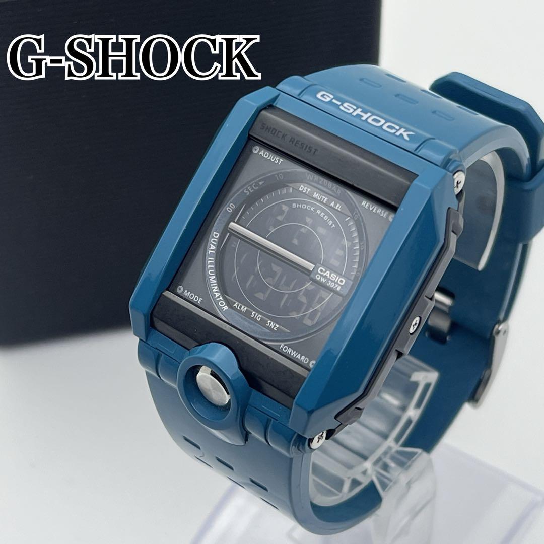 【レア色/廃盤品】CASIO カシオ G-SHOCK G-8100 スクエア 青