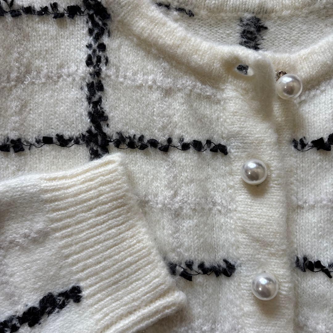 トップス Herlipto Bouncy check knit pullover