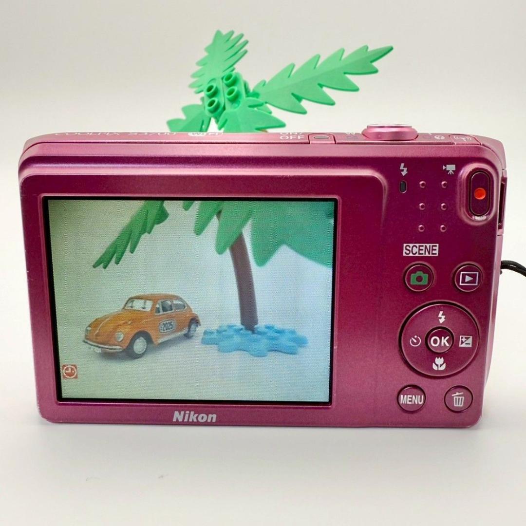 【人気カラー】 Nikon COOLPIX S3700 デジカメ ピンク ニコン