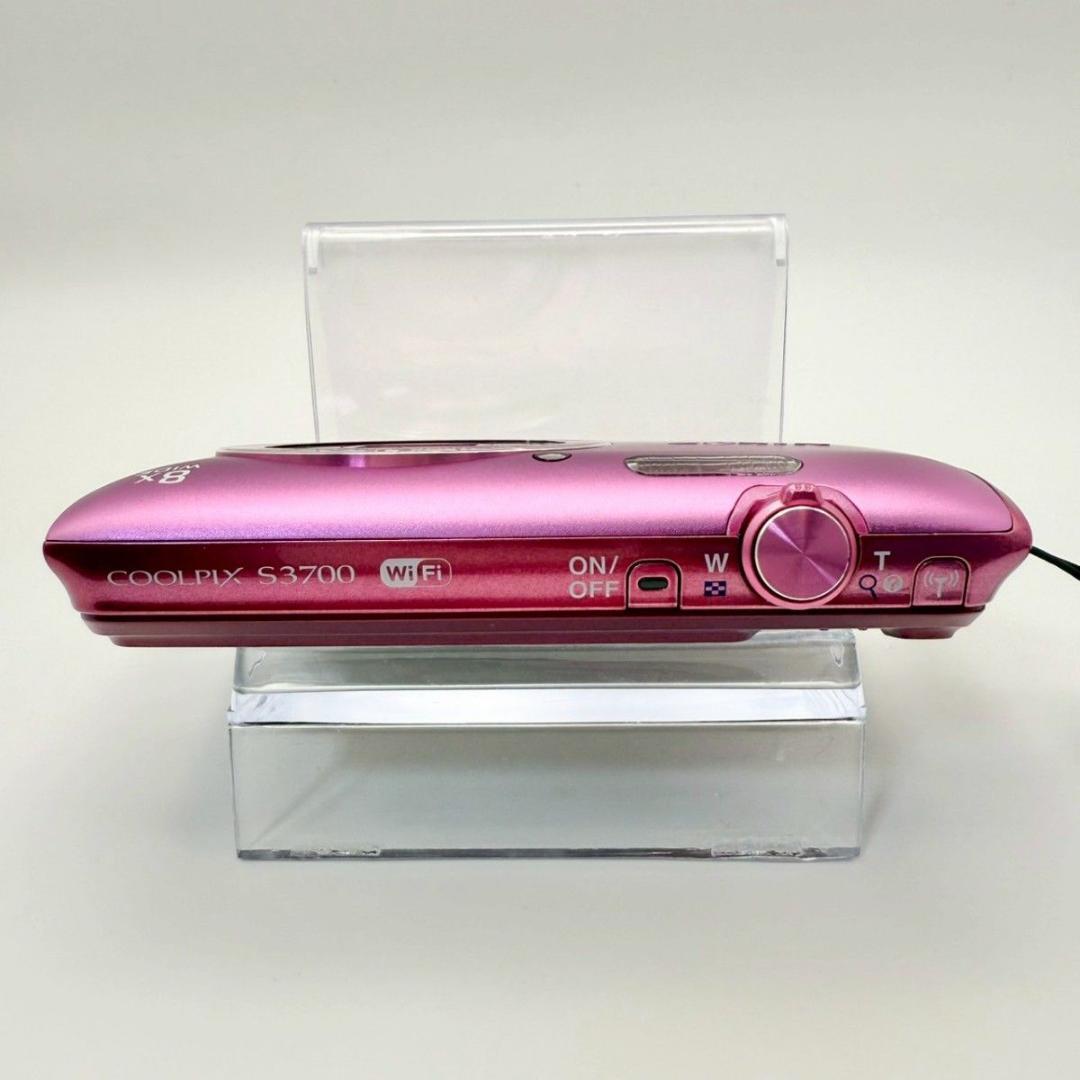 【人気カラー】 Nikon COOLPIX S3700 デジカメ ピンク ニコン