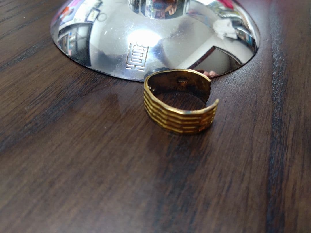 銀杯シルバー造幣局製SILVER刻印あり。おまけにシルバー刻印指輪*合計69g