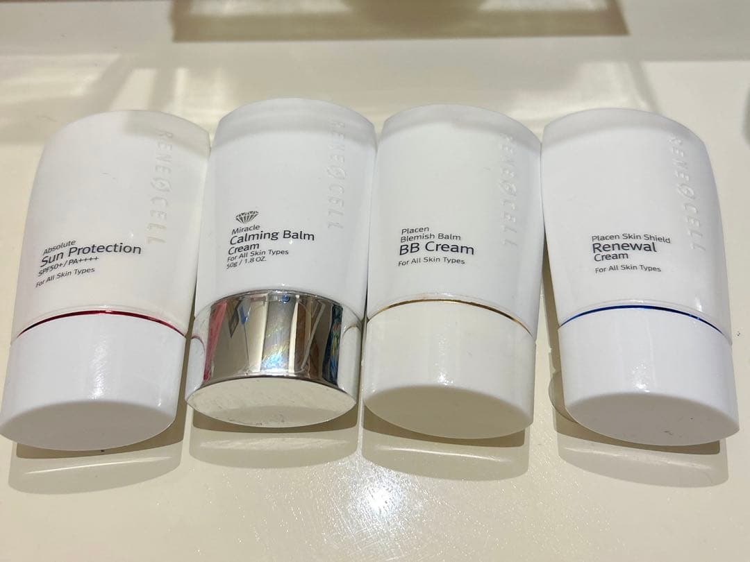 韓国人気な化ルネセル、日焼け止め、CBクリーム、BBクリームとリューアルクリーム