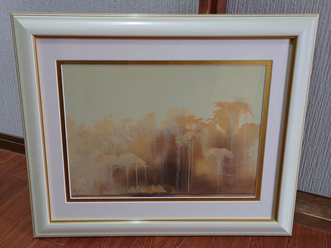 ミッシェル・バテュ 「神秘の出来事」絵画 リトグラフ 版画 ジクレ