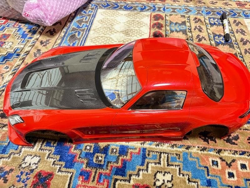 タミヤ 1/10RC メルセデスベンツ AMG GT3 塗装済み完成品ボディ