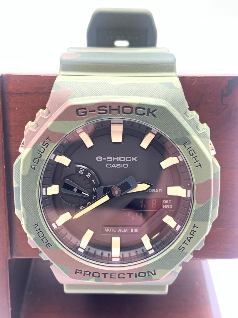 【稼動】CASIO G-SHOCK ジーショック GA-2100WE カモ柄