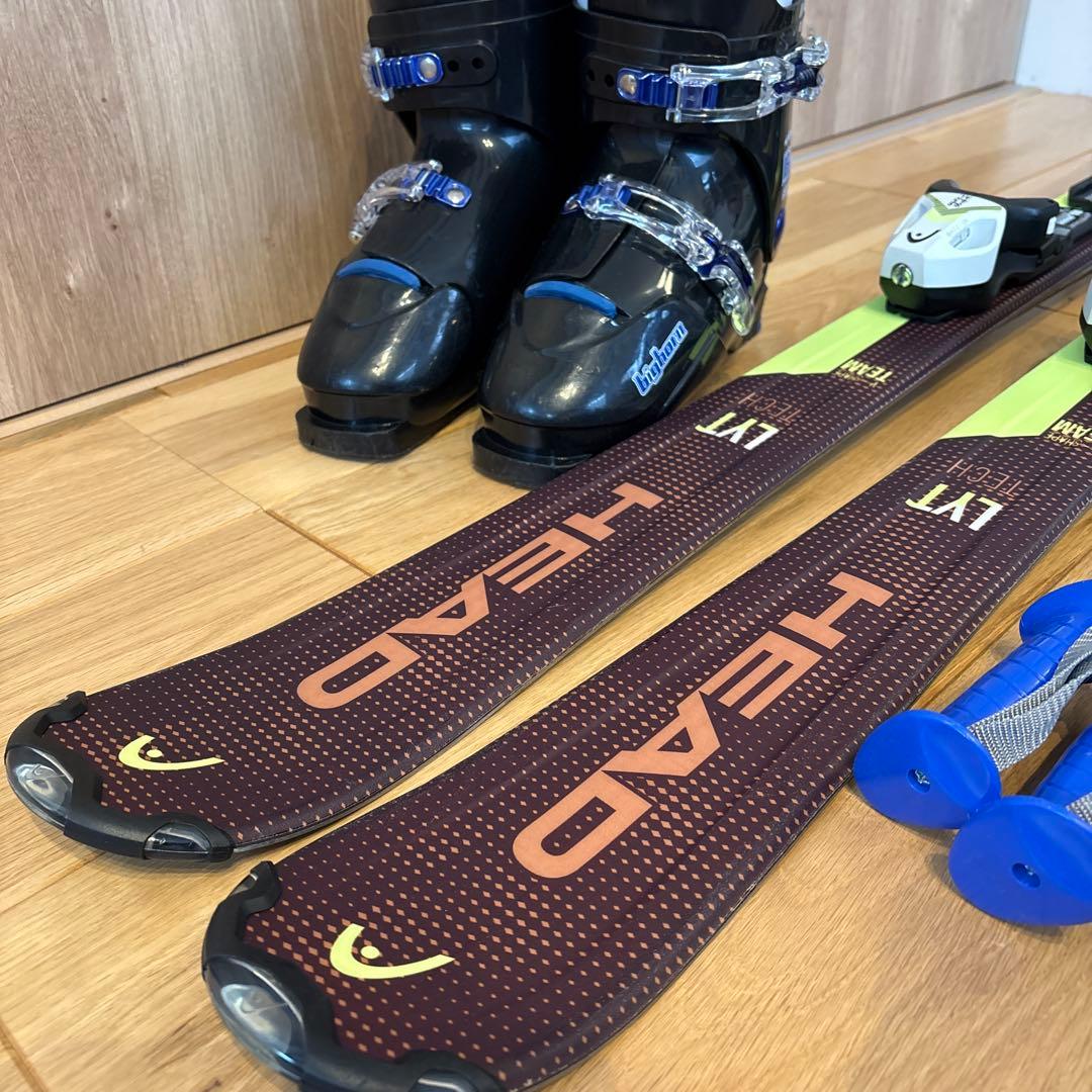 HEAD（ヘッド） ジュニア用スキー 4点セット！美品