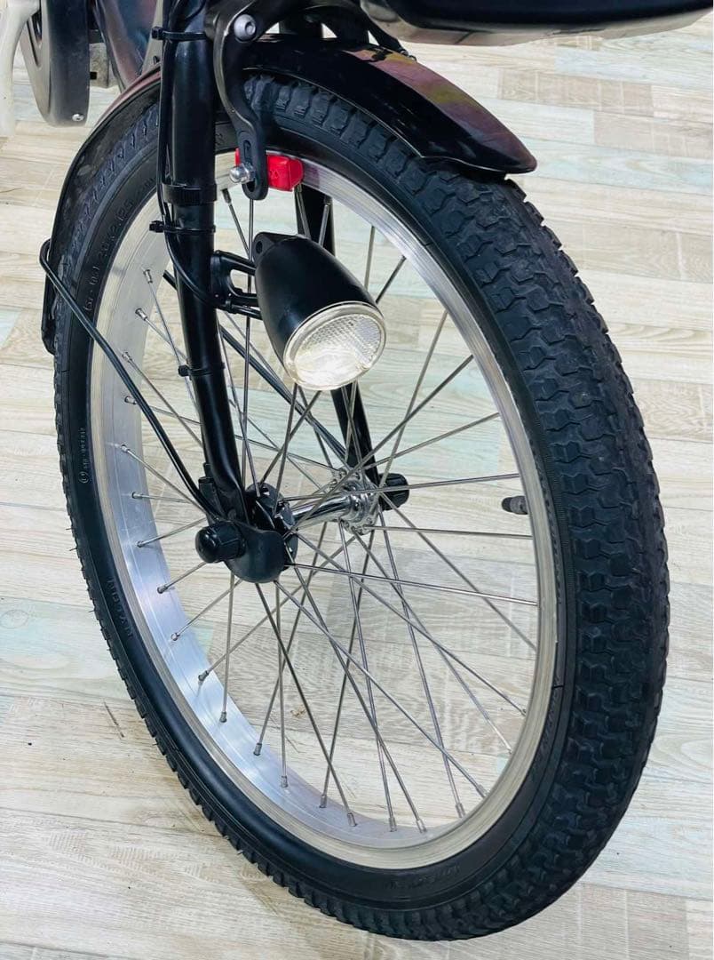 K1980 電動自転車パナソニック子供乗せ 20インチ 8Ah ブラック