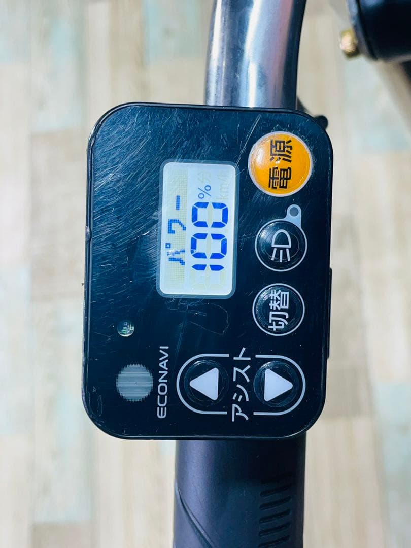 K1980 電動自転車パナソニック子供乗せ 20インチ 8Ah ブラック