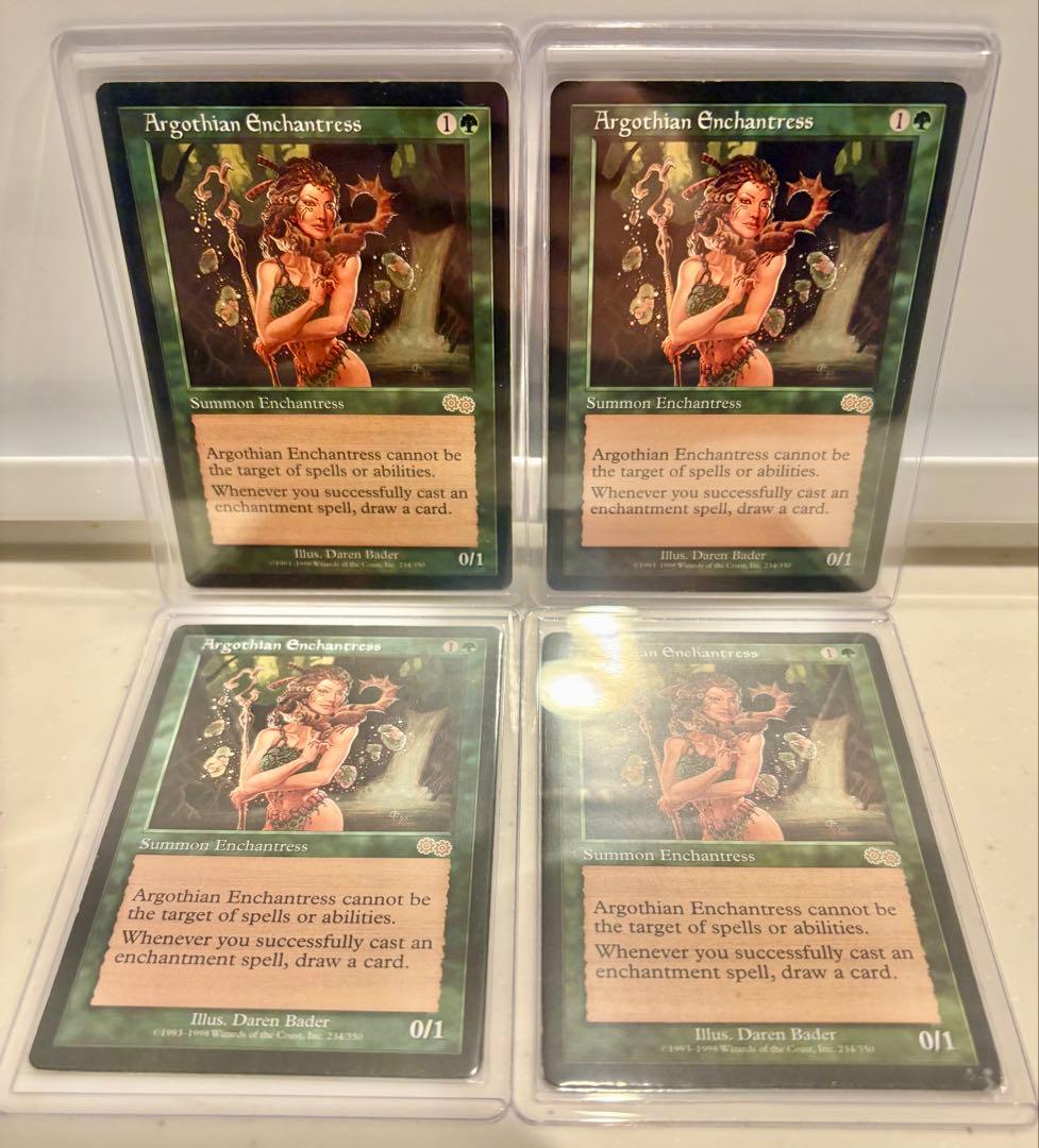 アルゴスの女魔術師/Argothian Enchantress英語版4枚セット