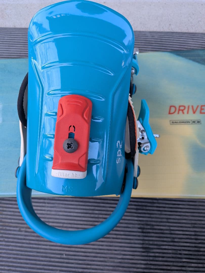 スノーボード 青 水色 バインディング付き