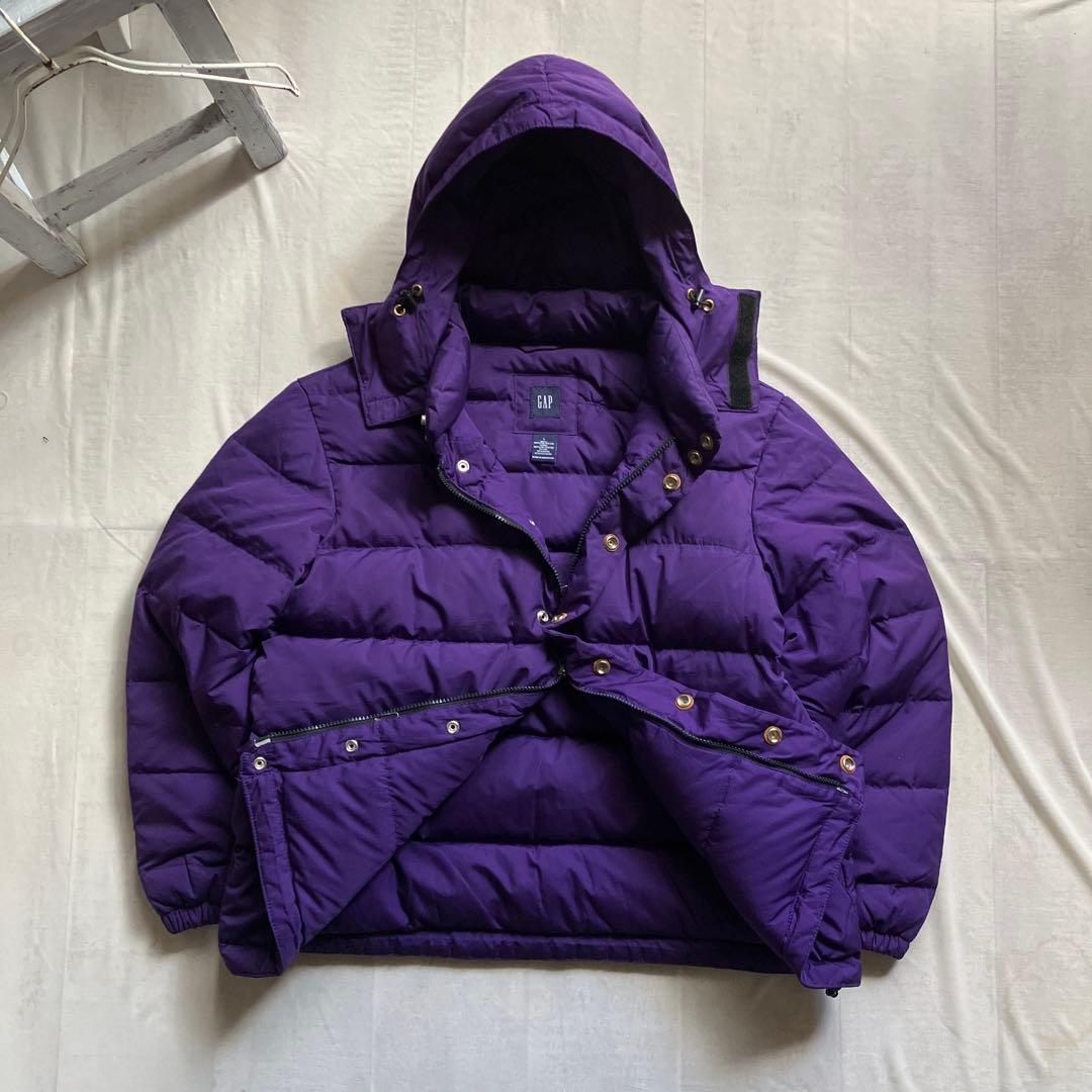 old gap /ダウンジャケット ノームコア cityboy パープル 00s