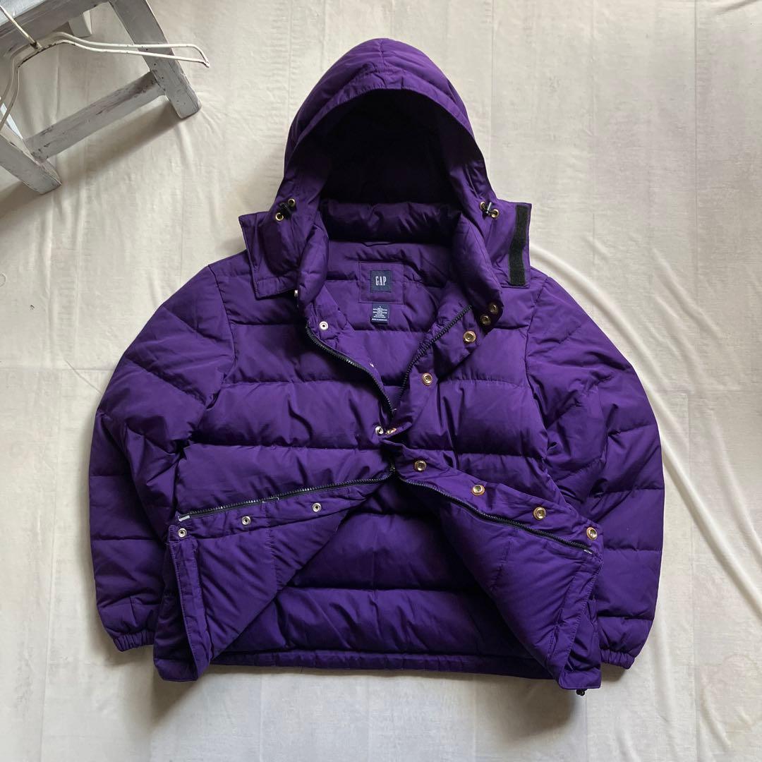 old gap /ダウンジャケット ノームコア cityboy パープル 00s