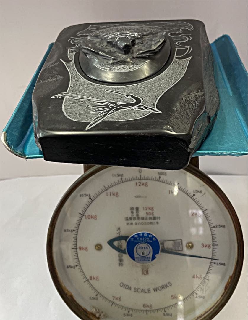 お値下げ中＊すずり、日本製、未使用、天然石、那智黒石、昭和、希少