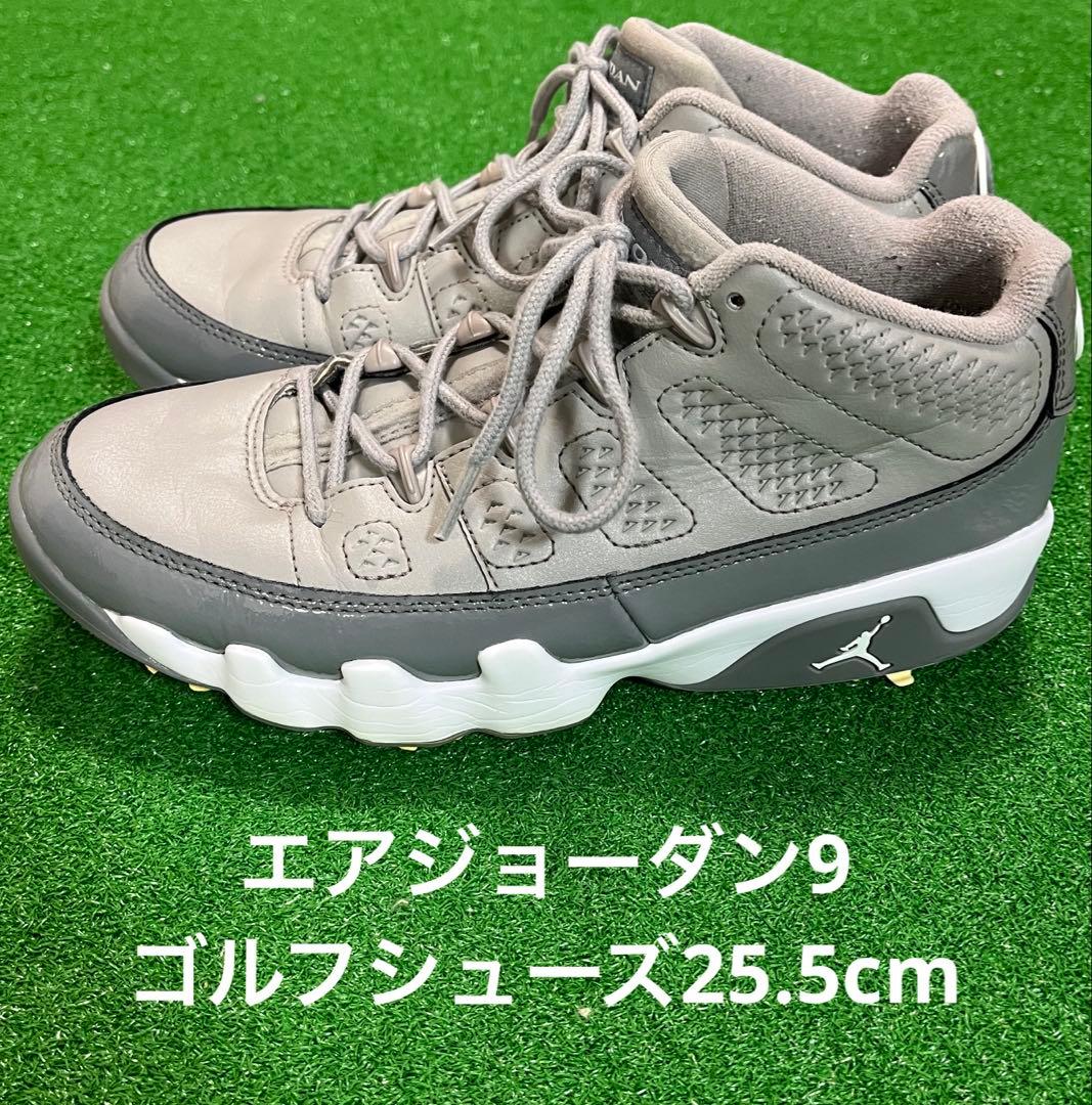 NIKE AIRJORDAN9 golf 25.5cm エアジョーダン9 ゴルフ