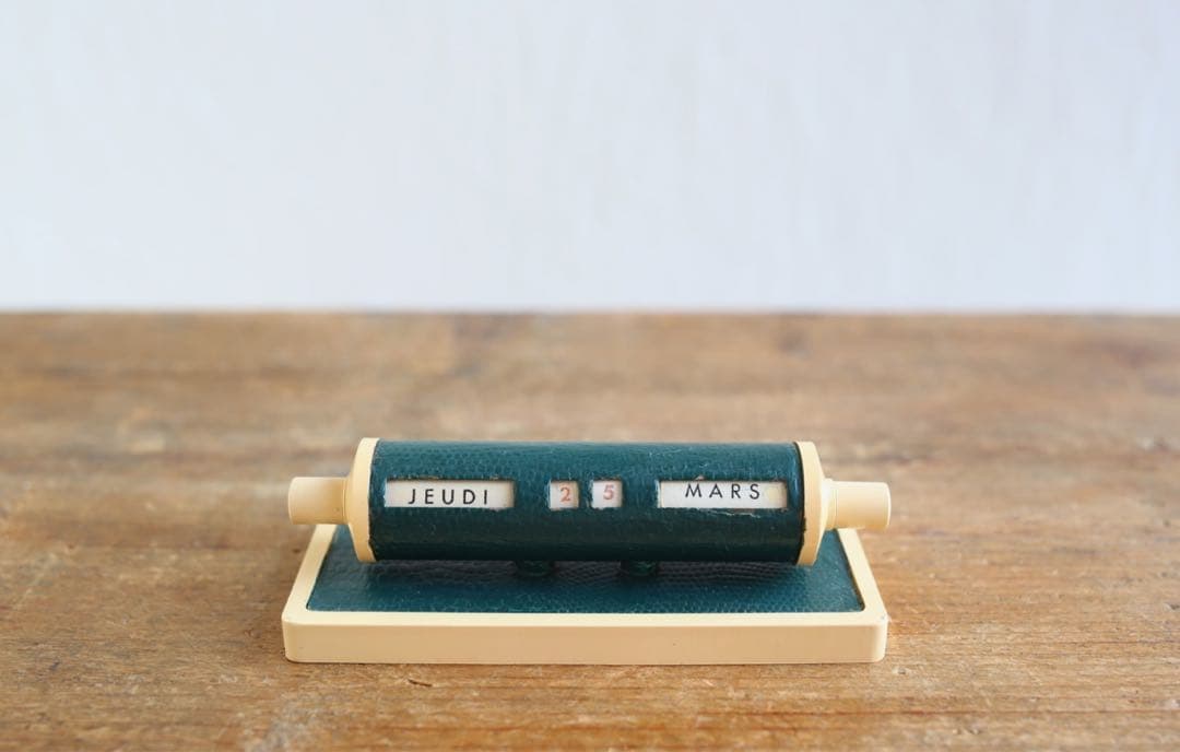 ヴィンテージ万年カレンダー アンティーク