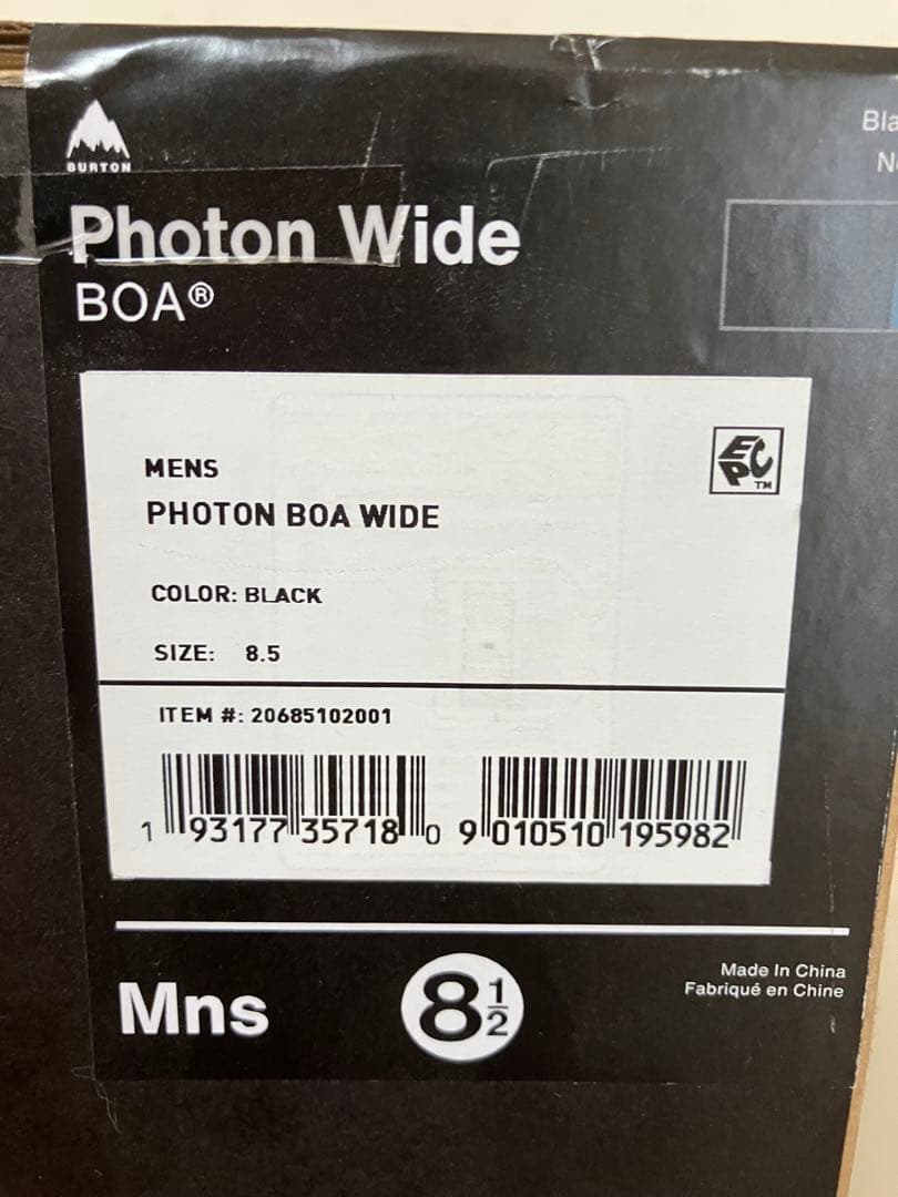 BURTON PHOTON BOA スノーボードブーツ