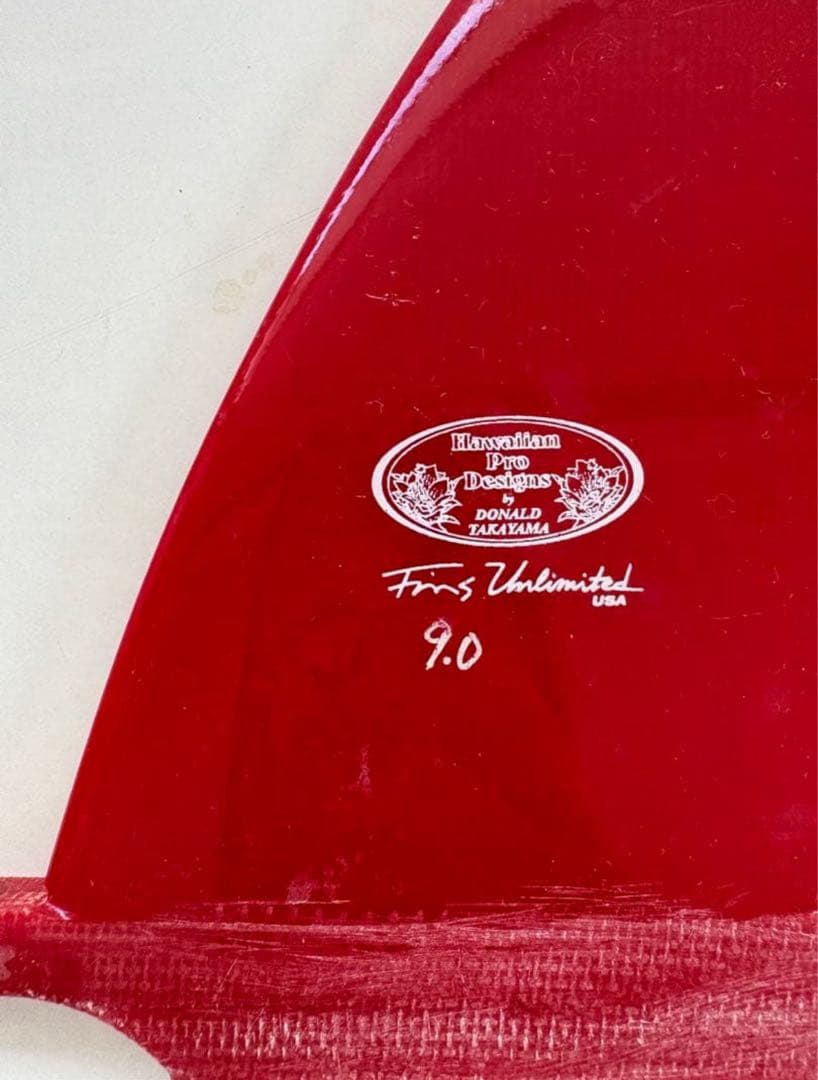 ハワイアンプロデザイン　ドナルドタカヤマ　ロングボード　フィン　9.0