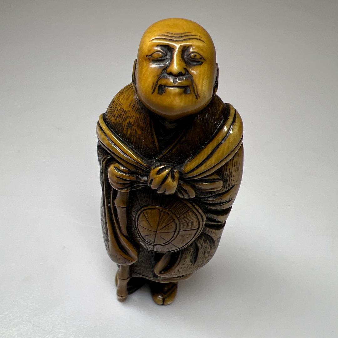 時代僧侶根付　37g 東Y8-0204☆2F