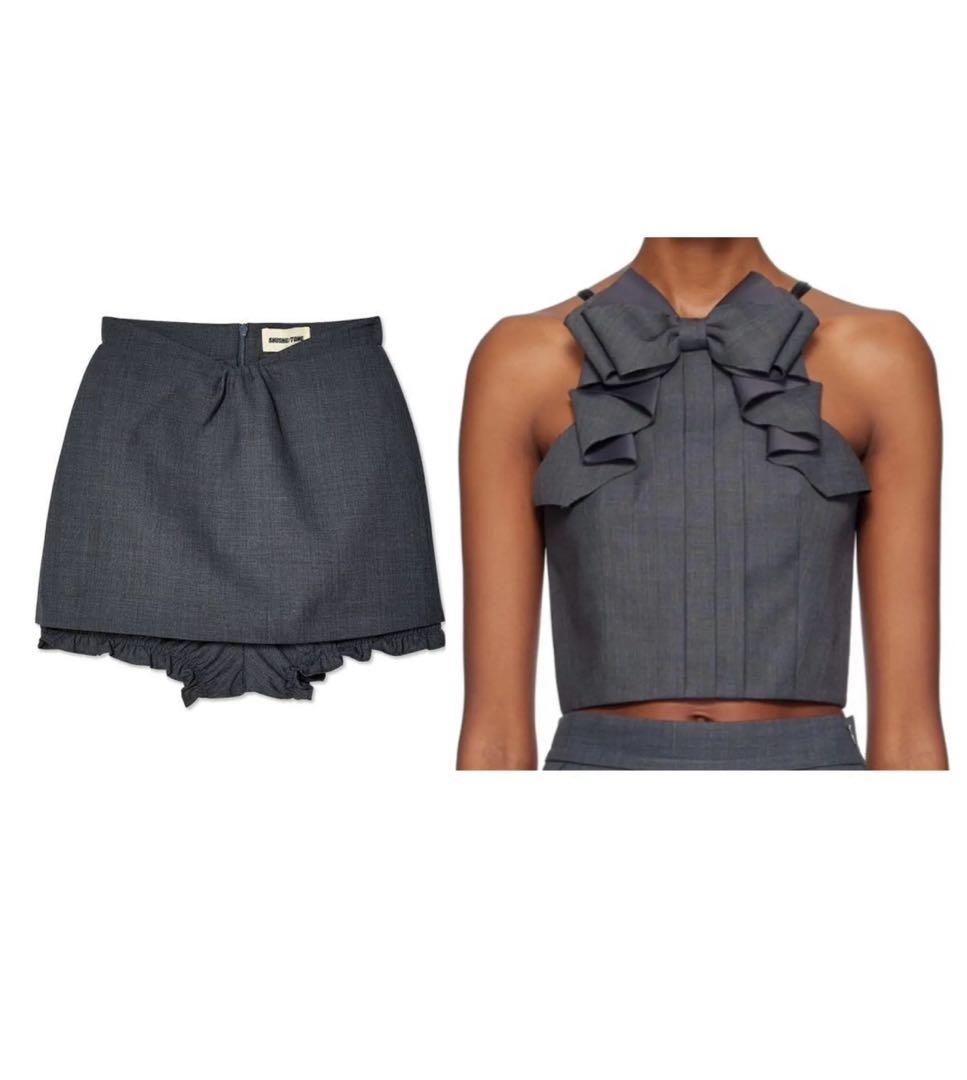 ネ*コ様 【正規品】　shushu/tong キャミソール　ダブルレイヤードスカ