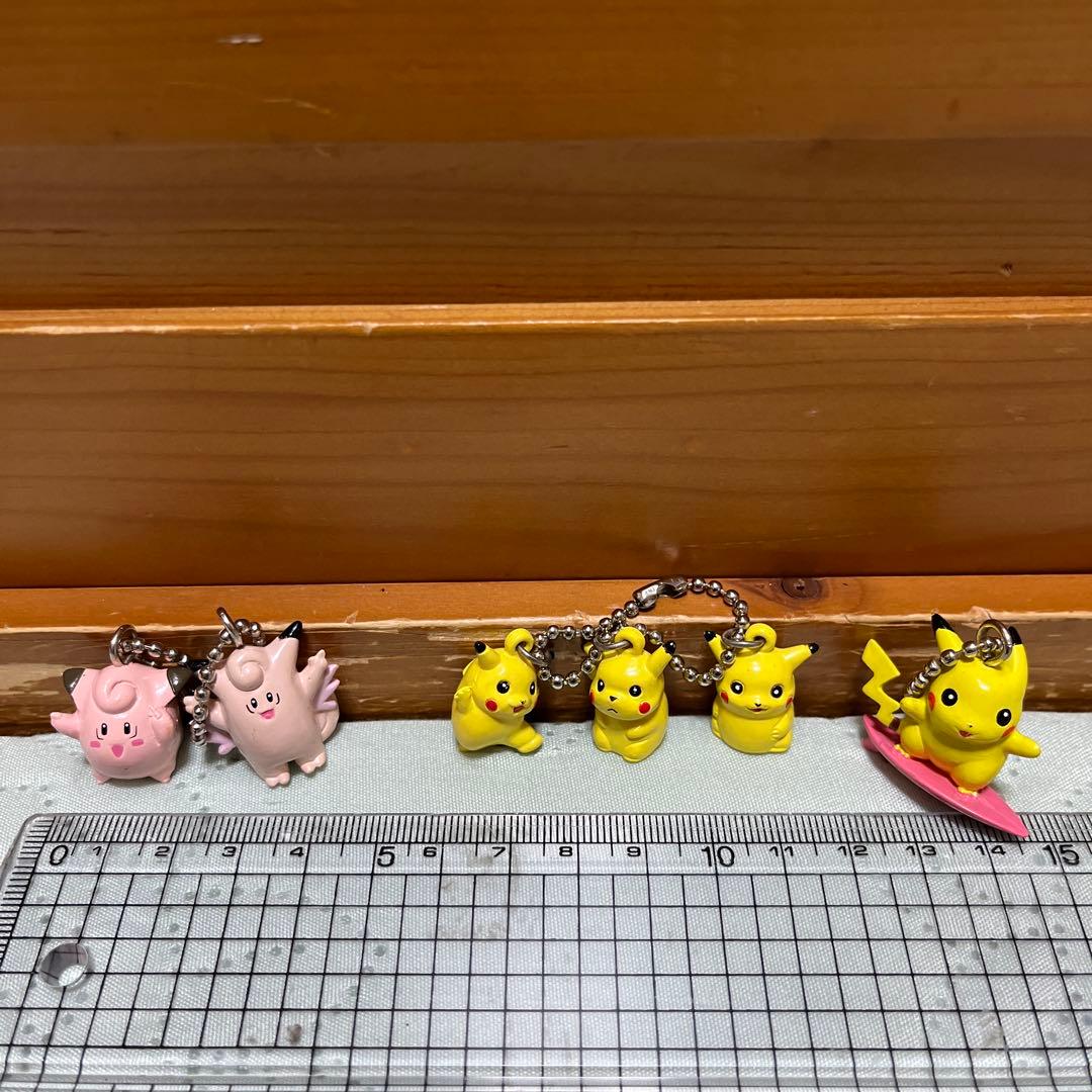 ポケモン(初期)ストラップ マスコット(ピカチュウ ラッキー プリン)19個