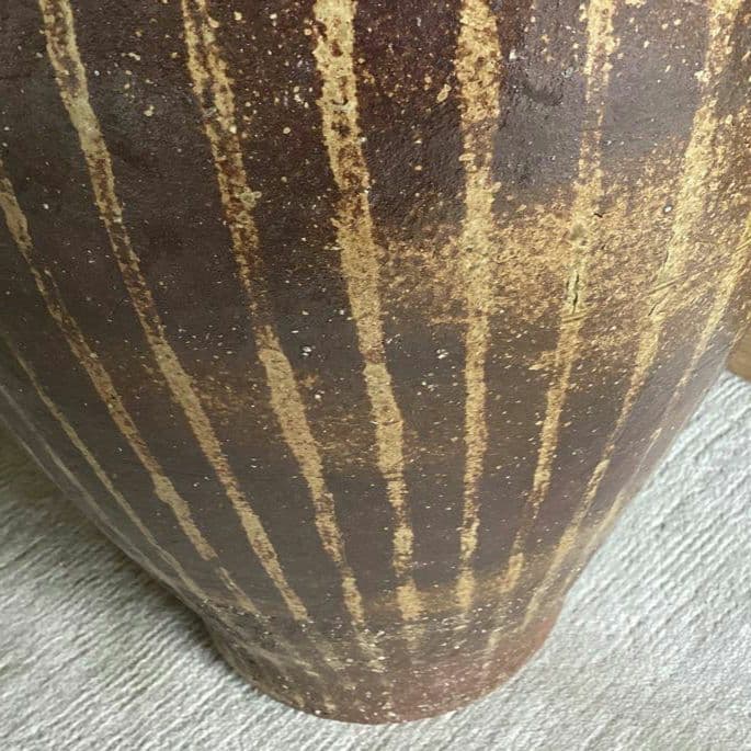 大壺　傘立て 小鹿田焼 刷毛 庭　壺　風情　陶器 大甕　甕　水甕　インテリア