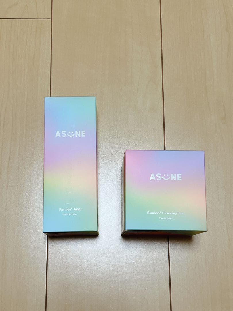 ASUNE スキンケアセット 化粧水・クレンジングバーム