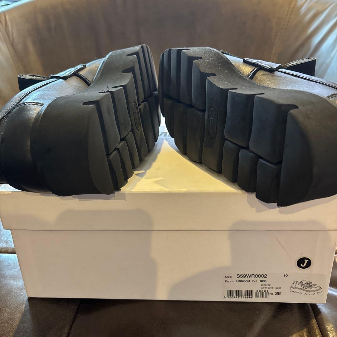 Maison Margiela フリンジローファー ブラック36サイズ