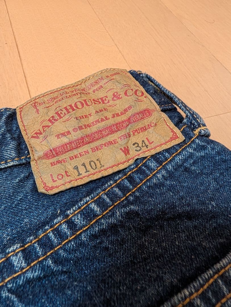 ウエアハウス 2ND-HAND 1101 (USED WASH 濃)